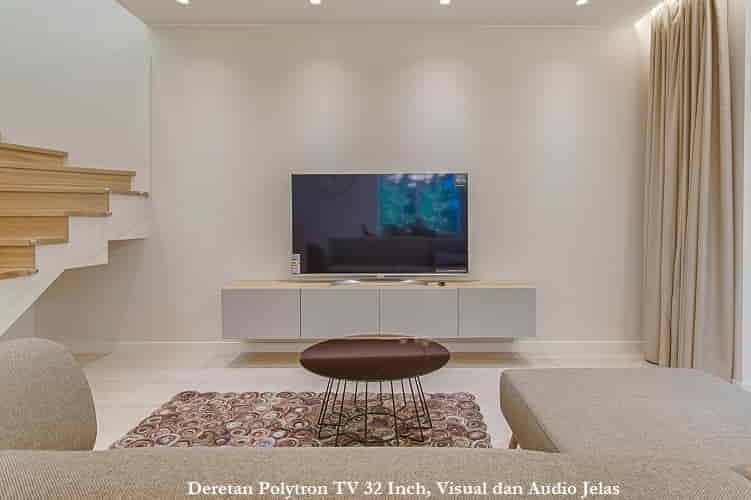 Deretan Polytron TV 32 Inch, Visual dan Audio Jelas